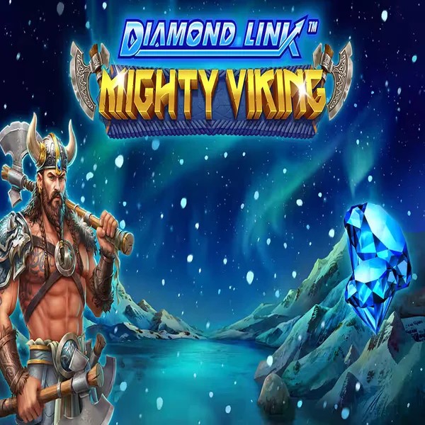 Diamond Link Mighty Viking slot icon by Greentube, available at Broidi Casino