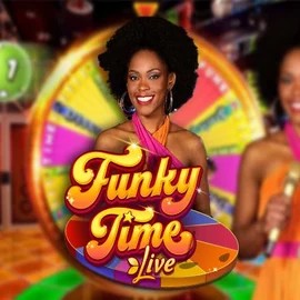 Funky Time casino game by Evolution – featured logo at Broidi Casino