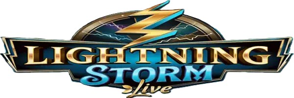 Lightning Storm game by Evolution – logo hosted on Broidi Casino