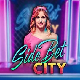 Side Bet City slot visual from Evolution available on broidicasinos.com