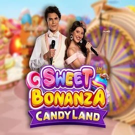 Sweet Bonanza Candy Land Live online game logo by Pragmatic Play on broidicasinos.com